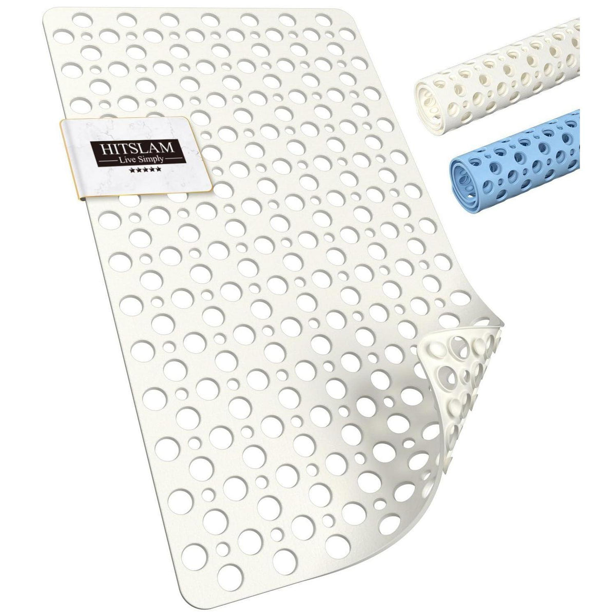 Rutschfeste Badewannenmatte TPE 75x43 cm – Schimmelresistent & Sicher