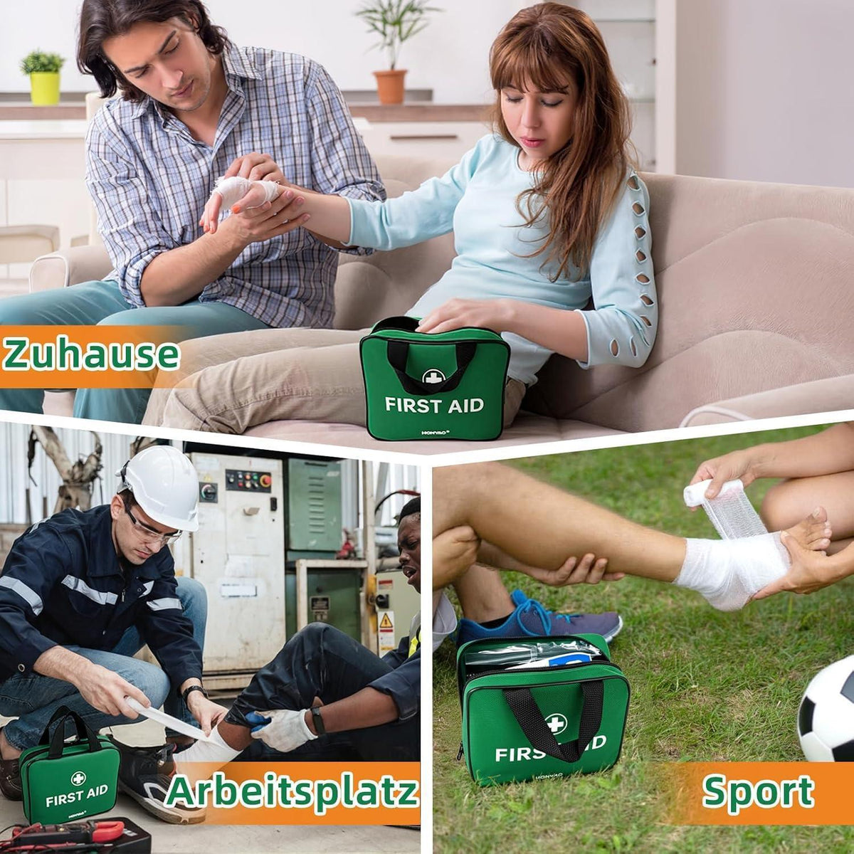 Erste Hilfe Set 180 Teile – Outdoor, Reise & Zuhause