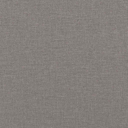 2-Sitzer Sofa Taupe – Bequeme Stoff Couch 120 cm