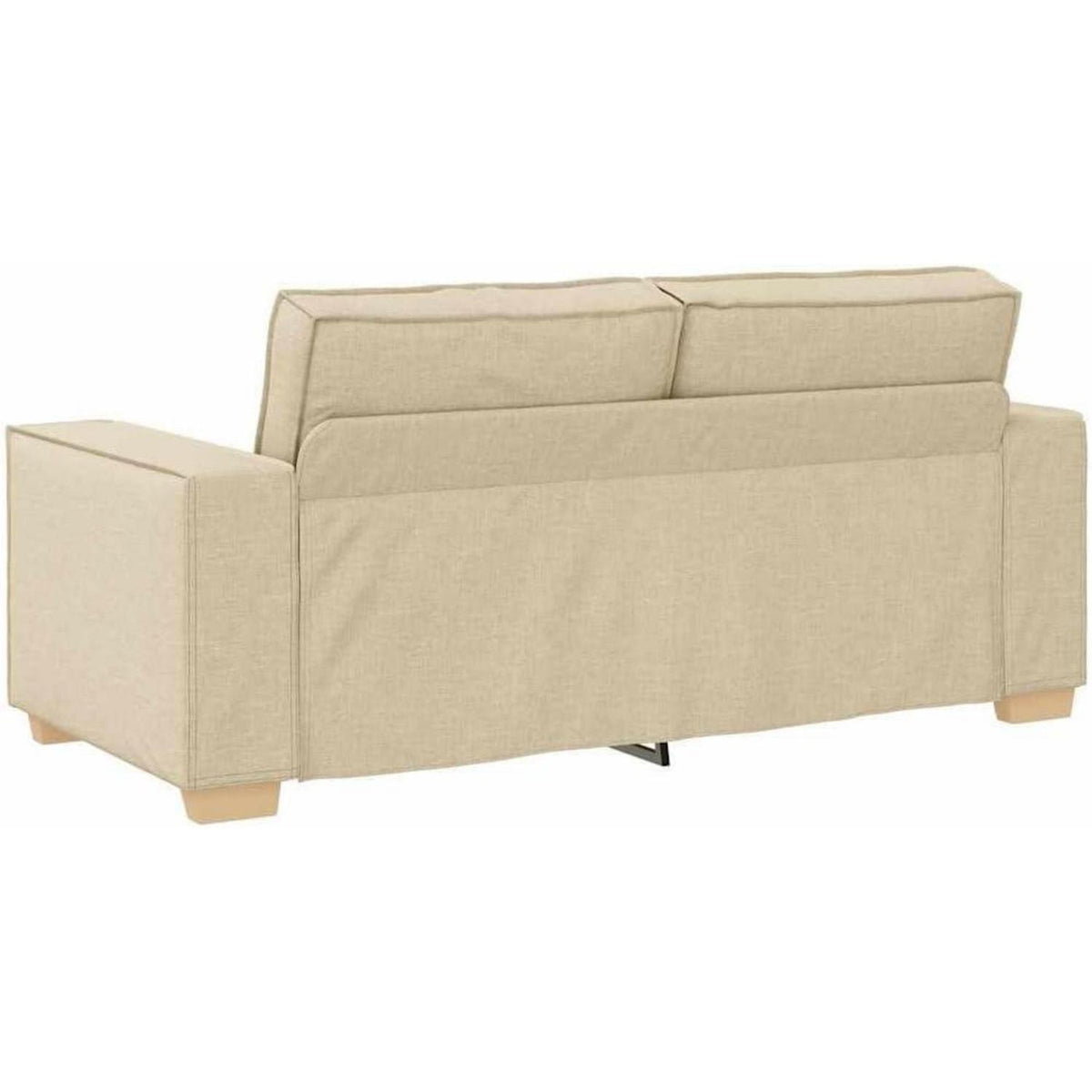 2-Sitzer Sofa Creme – Gemütliches Mini Sofa für Wohnzimmer & Büro