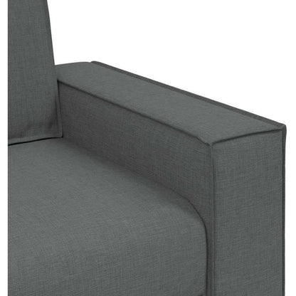 Dunkelgrauer Stoffsofa Stuhl – Modernes Couch für Wohnzimmer
