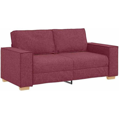 2-Sitzer Sofa Weinrot, 140 cm – Bequemes Polstersofa
