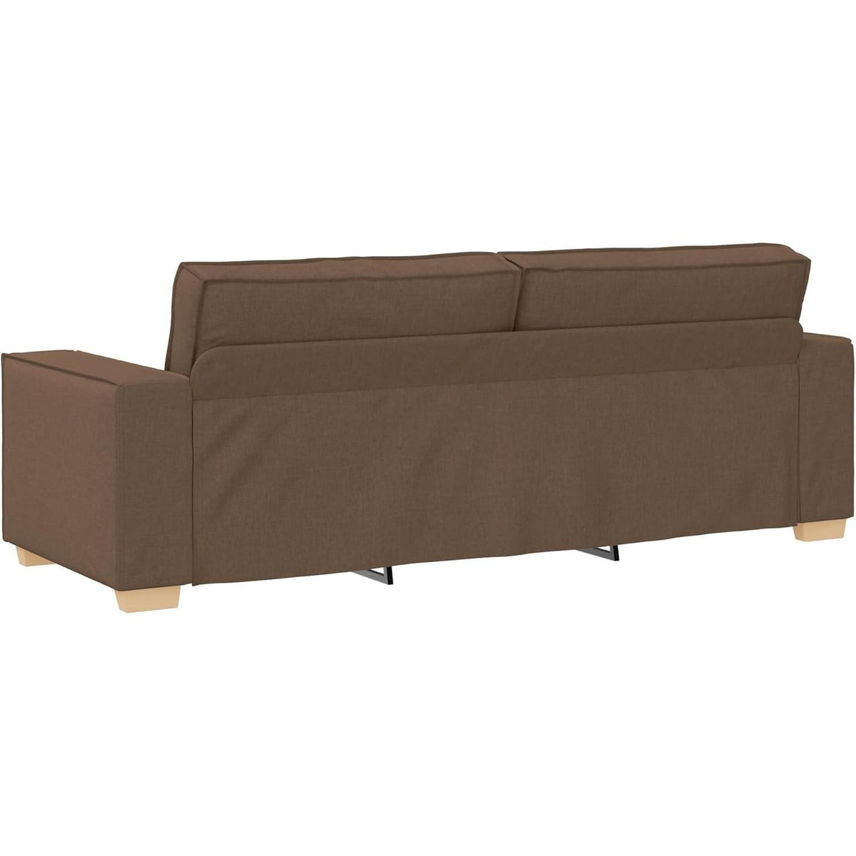 3-Sitzer Sofa Braun 180 cm – Modernes Stoffsofa mit Kissen