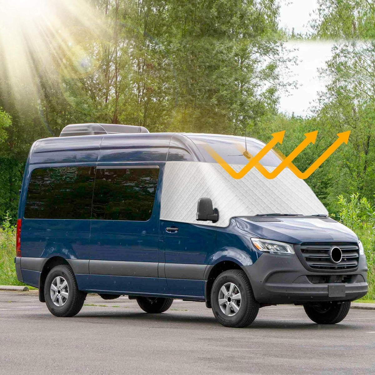 Windschutzscheibenabdeckung Mercedes Sprinter VS30 2019-2025