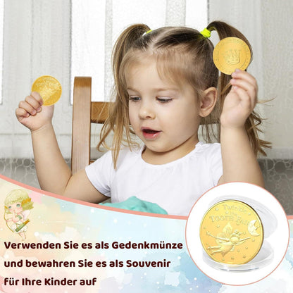 Zahnfee Geschenkset für Kinder – Zahnfee Münze & Erinnerungen