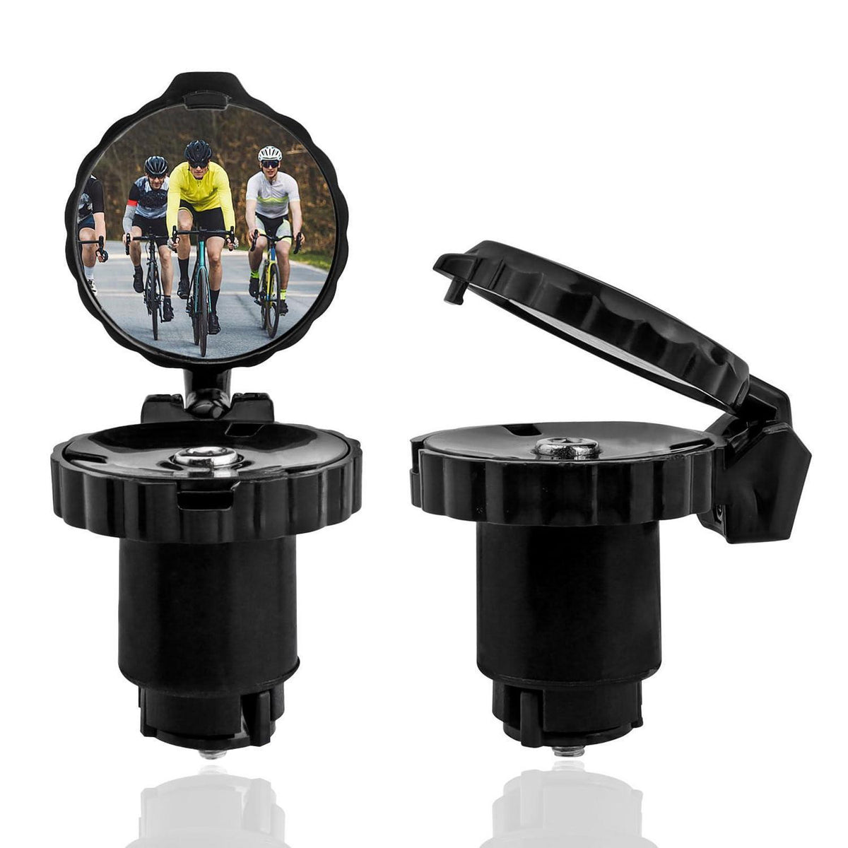 Fahrradspiegel 2er-Set, 360° drehbar & klappbar