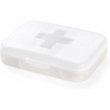 Wöchentliche Pillendose 7 Tage, 6 Fächer, Weiß