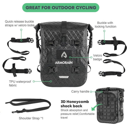 Motorrad Sturzbügel Tasche 8L Wasserdicht Universal