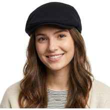 Herren Baskenmütze Newsboy Cap Schwarz Frühling Herbst