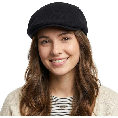 Herren Baskenmütze Newsboy Cap Schwarz Frühling Herbst