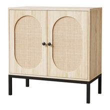 Sideboard Rattan Braun 80x40x82 cm – Schrank mit Stauraum