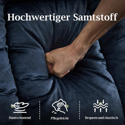 2-Sitzer Relaxsessel mit Liegefunktion & Kinosofa Blau