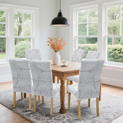 Jacquard Stuhlbezüge Set – Weich & Elegant für Wohnzimmer & Co.