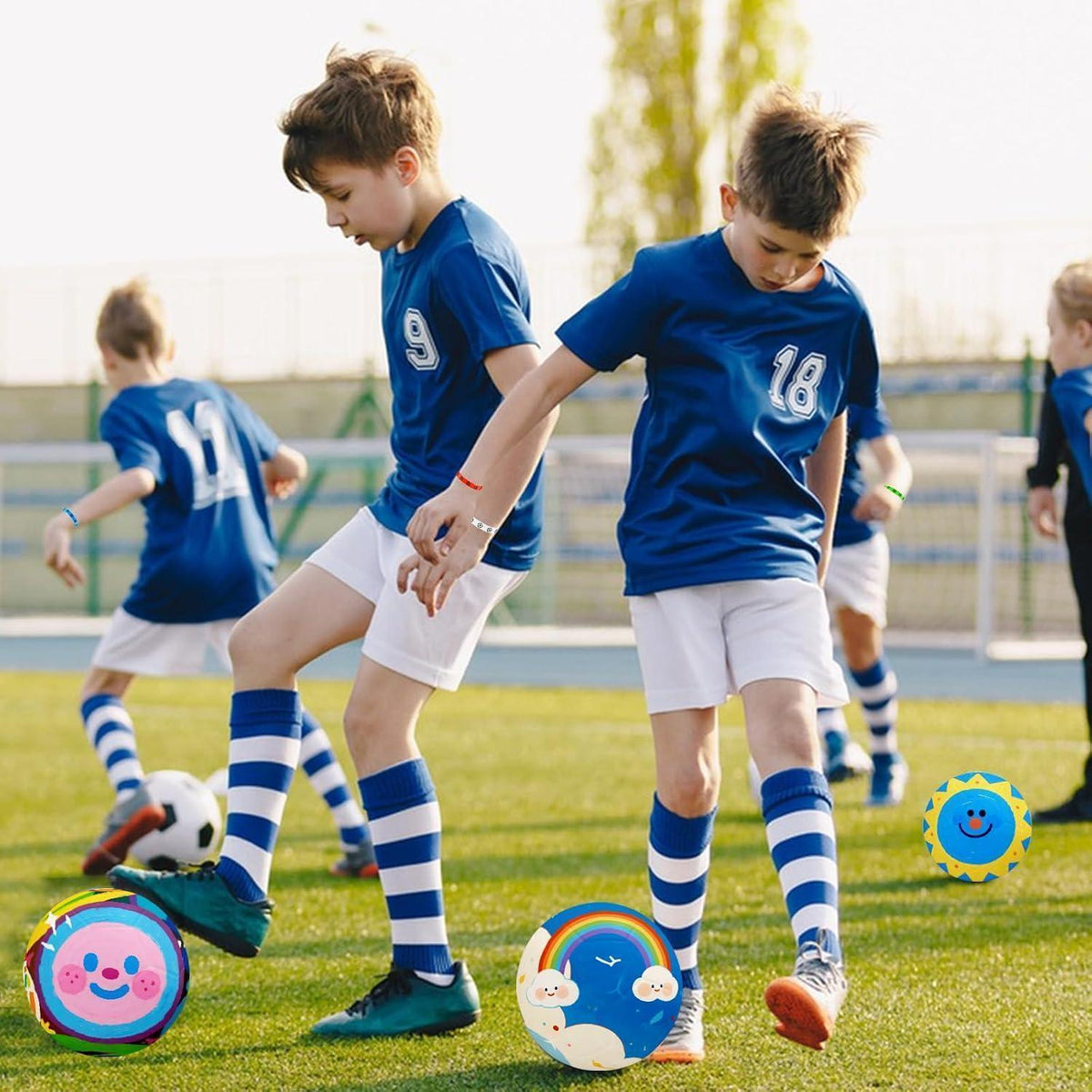 Fußball Malset Kinder – DIY Bastelset mit Farben & Aufklebern