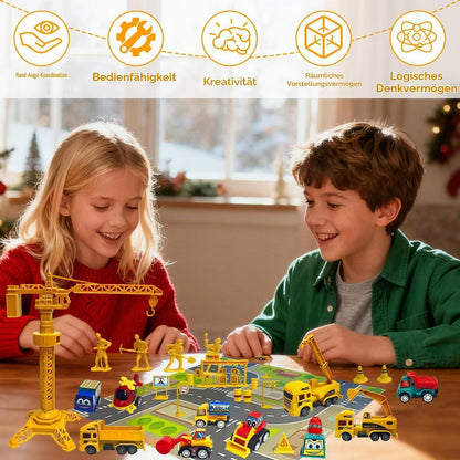 Adventskalender Auto Baufahrzeuge für Kinder 2026
