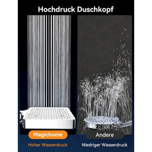 Handbrause mit Duschschlauch | 6 Modi, Hochdruck & Wassersparend
