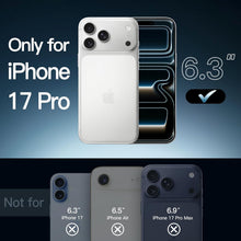 iPhone 17 Pro Hülle transparent, stoßfest, kratzfest