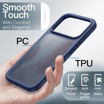 JETech Matt Hülle für iPhone 17 Pro Max, Stoßfest, Dunkelblau