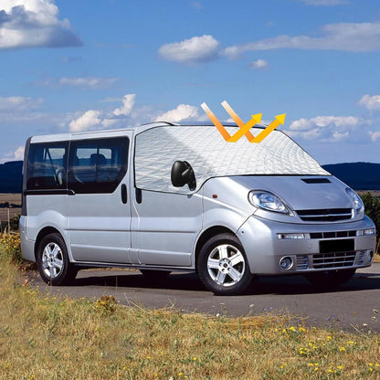 Windschutzscheibenabdeckung Opel Vivaro 2001-2014 Frost Schnee Schutz