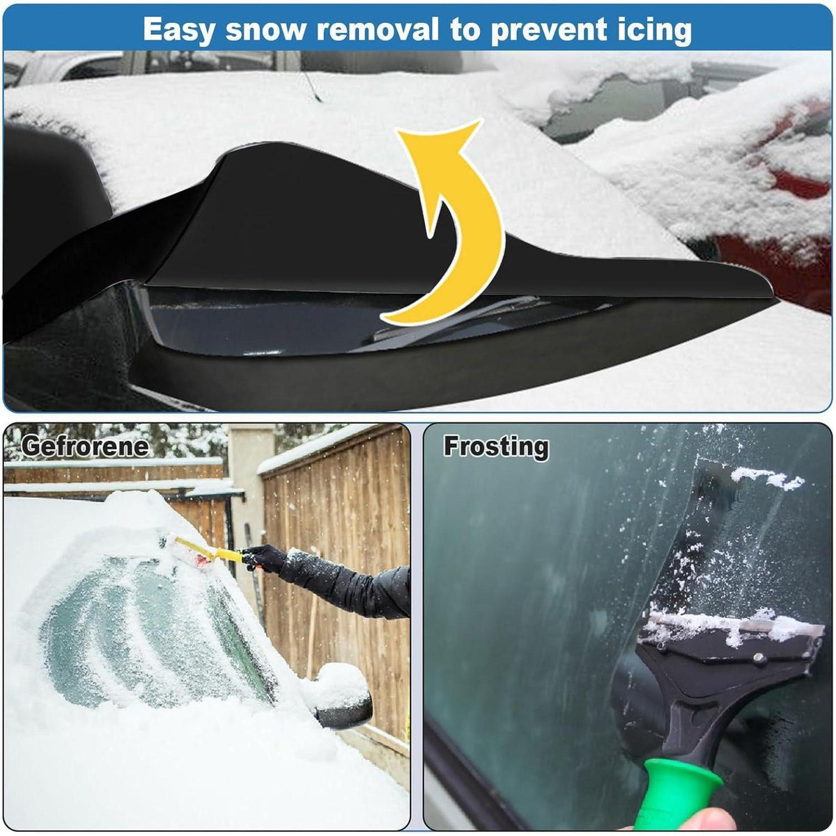 Windschutzscheibenabdeckung Opel Vivaro 2001-2014 Frost Schnee Schutz