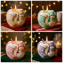 3D Silikon Weihnachtsformen Set - Apfel, Socken, Schneemann