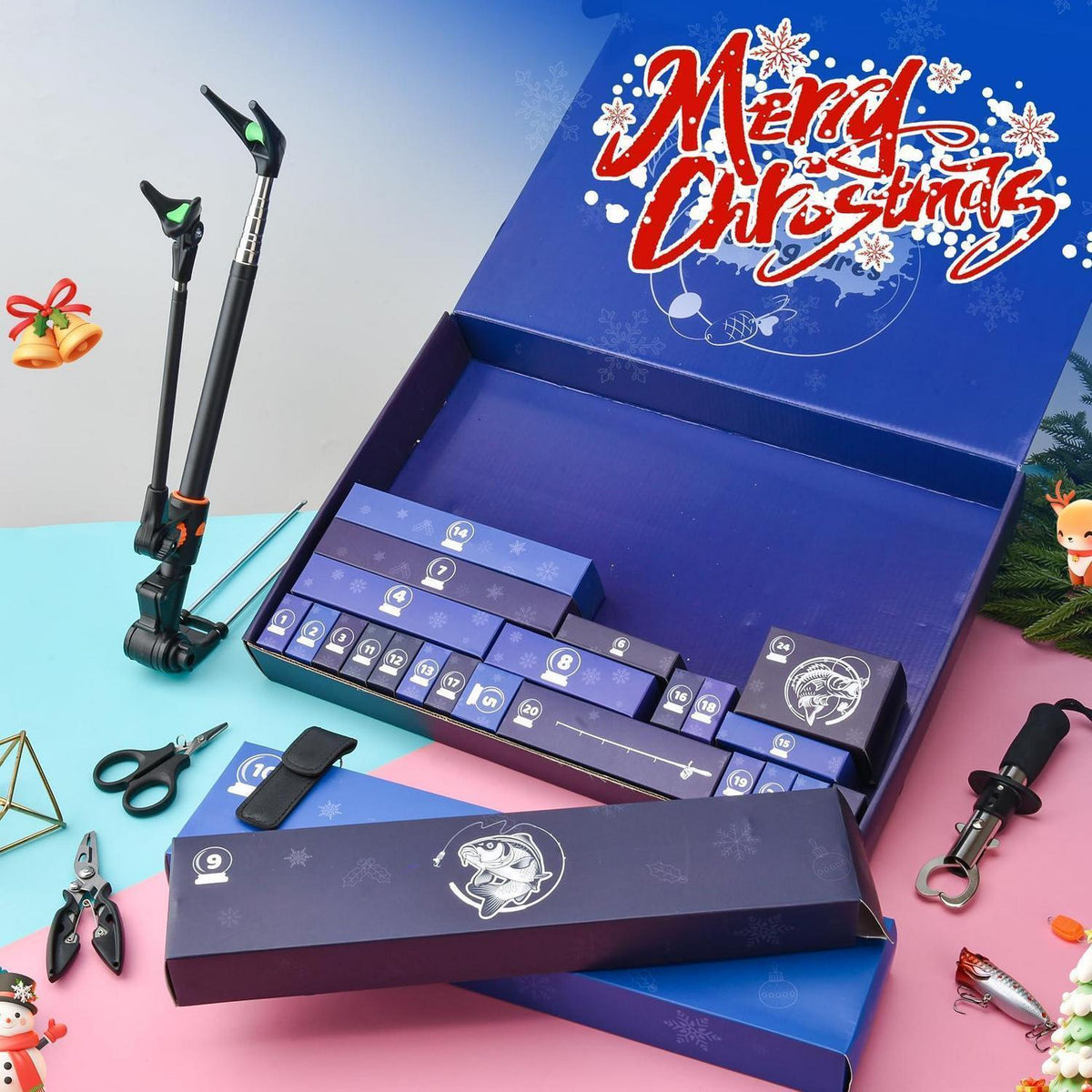 Adventskalender für Angler 2026 – 24 Premium Angelzubehör