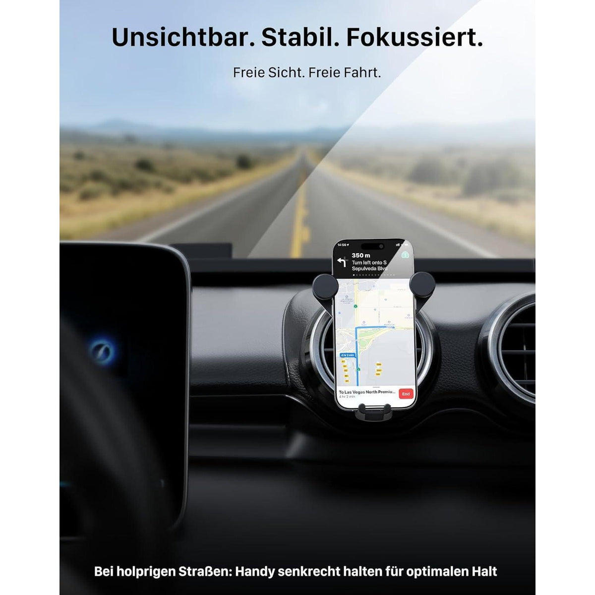 Handyhalterung für Mercedes A/B/C/V/CLA – Rund Lüftung