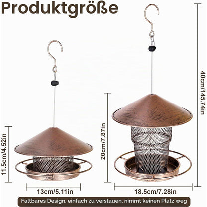 Vogelhaus zum Aufhängen – Futterstation für Garten & Balkon