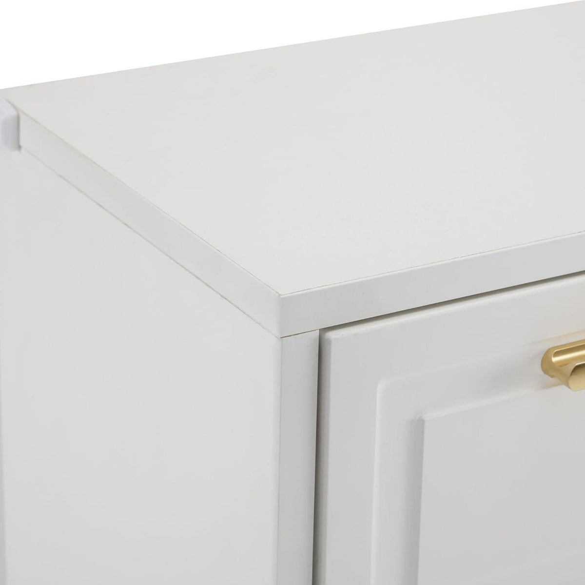 Moderner Schuhschrank mit Kippfächern & Schubladen (120x24x107)
