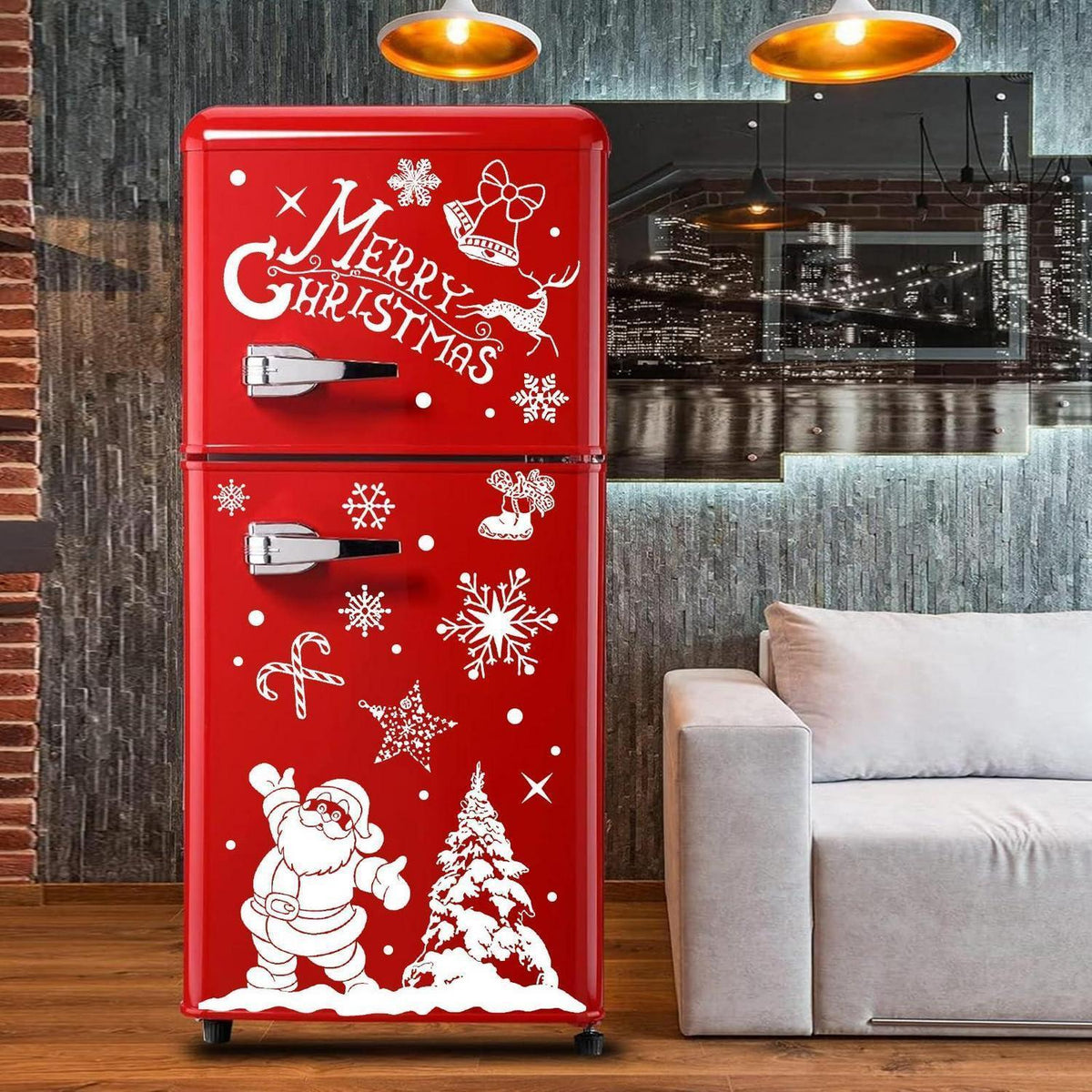 18x Fensterbilder Weihnachten – Wiederverwendbare Deko Aufkleber