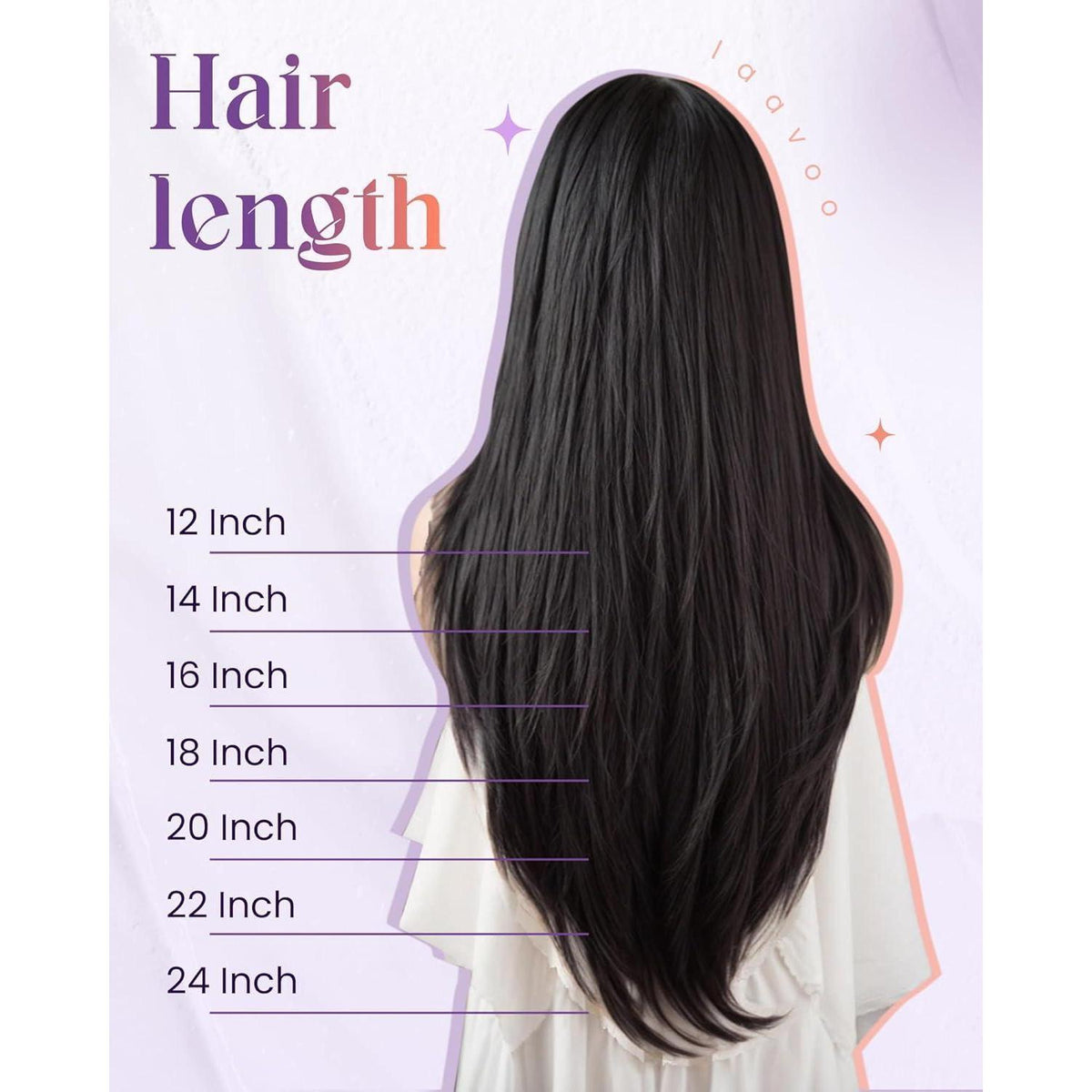 Echthaar Tressen Braun Balayage 40cm - 100g #4/27/4