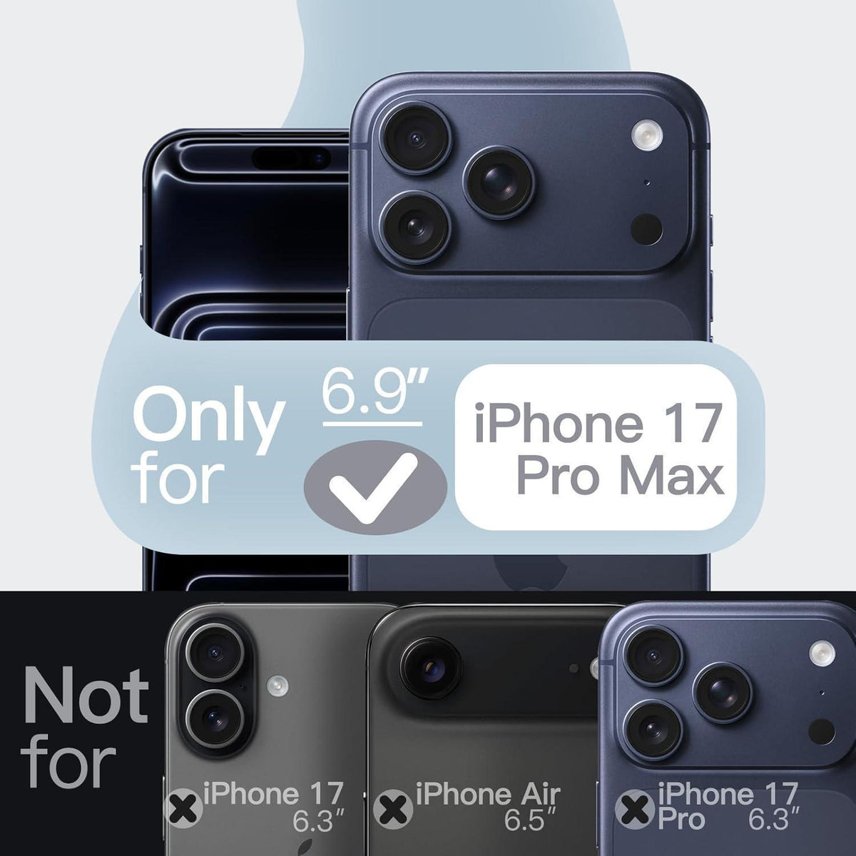 Magnetische Silikon Hülle für iPhone 17 Pro Max mit MagSafe