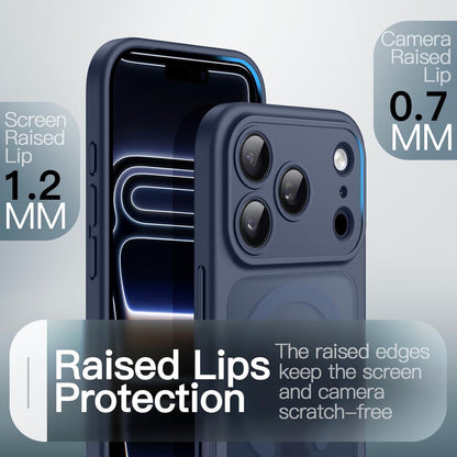 Magnetische Hülle für iPhone 17 Pro 6,3 Zoll, Dunkelblau