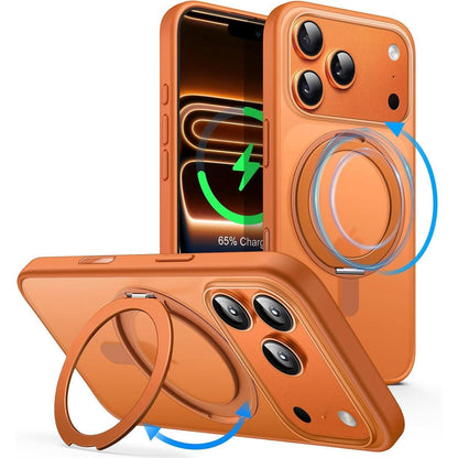 iPhone 17 Pro Hülle mit Ringständer & MagSafe (Orange)