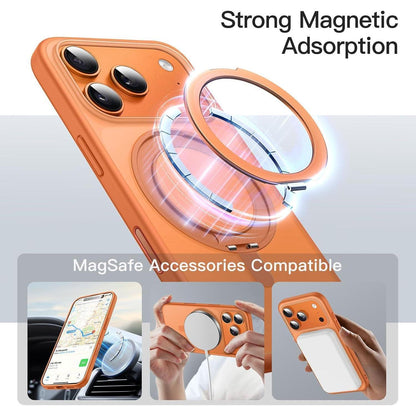 iPhone 17 Pro Hülle mit Ringständer & MagSafe (Orange)