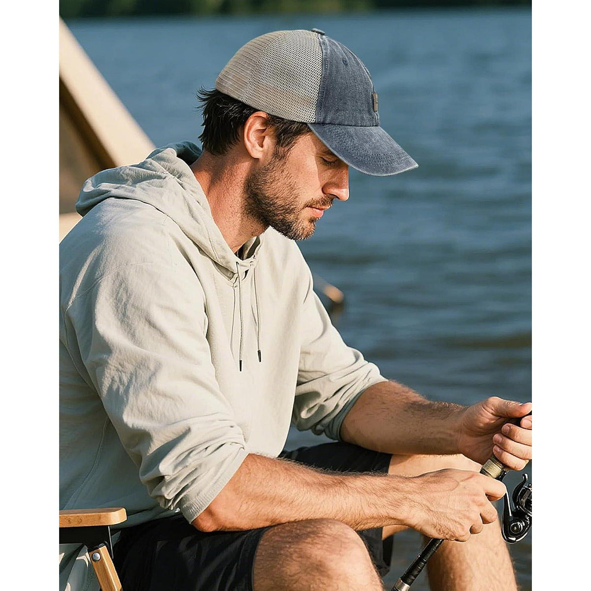 Atmungsaktive Mesh Basecap Herren Damen Outdoor Sport Cap