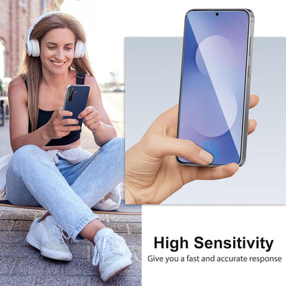 Panzerschutzglas für Samsung S25 FE mit Positionierhilfe