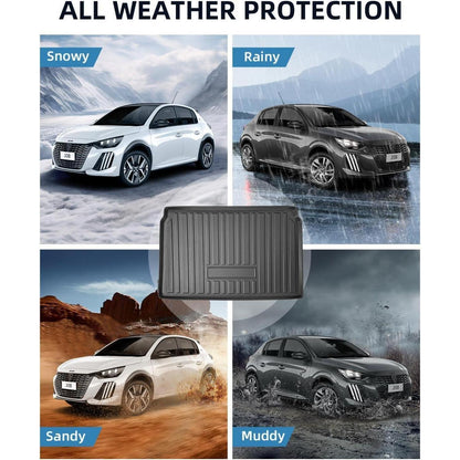Kofferraummatte Peugeot 208 E-208 – Wasserdicht & Rutschfest