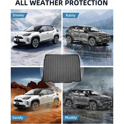 Kofferraummatte Toyota Yaris Cross Hybrid 2021-2026, TPE Schutzwanne