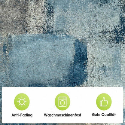 Marineblaue Tischdecke 100x100 cm – Abwaschbar & Modern