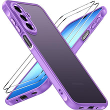 Schutzhülle für Samsung Galaxy A17 4G/5G mit Panzerglas, Helllila