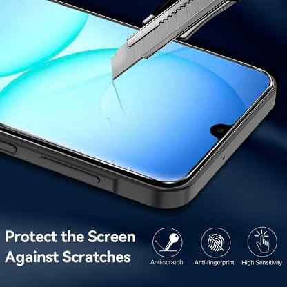 Schutzhülle für Samsung Galaxy A17 4G/5G mit Panzerglas, Helllila