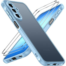 Schutzhülle für Samsung Galaxy A17 4G/5G mit Panzerglas, Hellblau