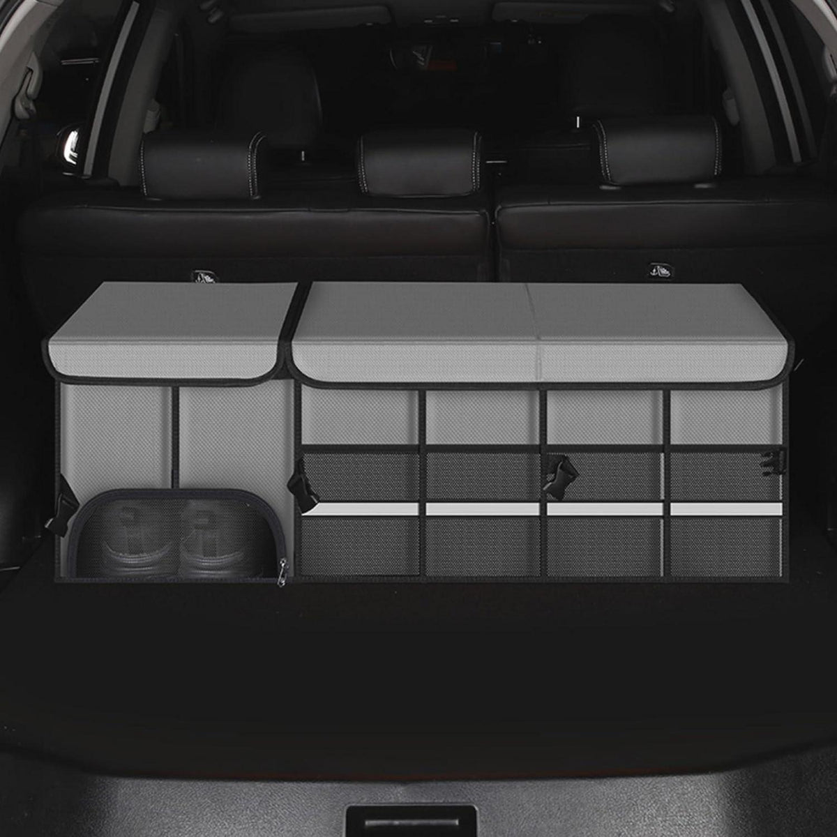 Kofferraum Organizer XL Grau – Faltbar & Wasserdicht