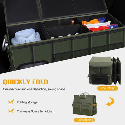 Kofferraum Organizer XL Grau – Faltbar & Wasserdicht