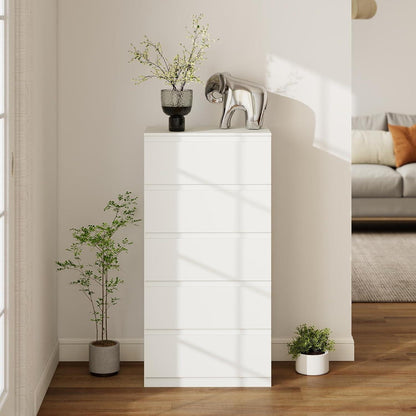 Weisse Kommode mit 5 Schubladen – Modern & Praktisch