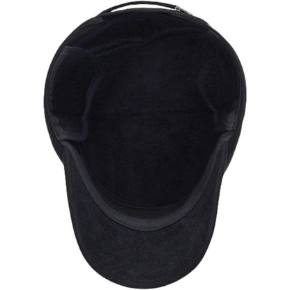 Herren Winter Cap mit Ohrenklappen – Grau, Verstellbar M-L
