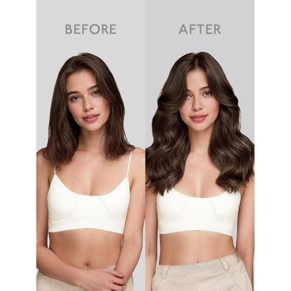 Echthaar Clip-in Extensions – Natürliches Schwarz, 55g, 25cm