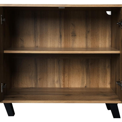 Modernes Sideboard Holz | Wohnzimmer Kommode mit 4 Türen