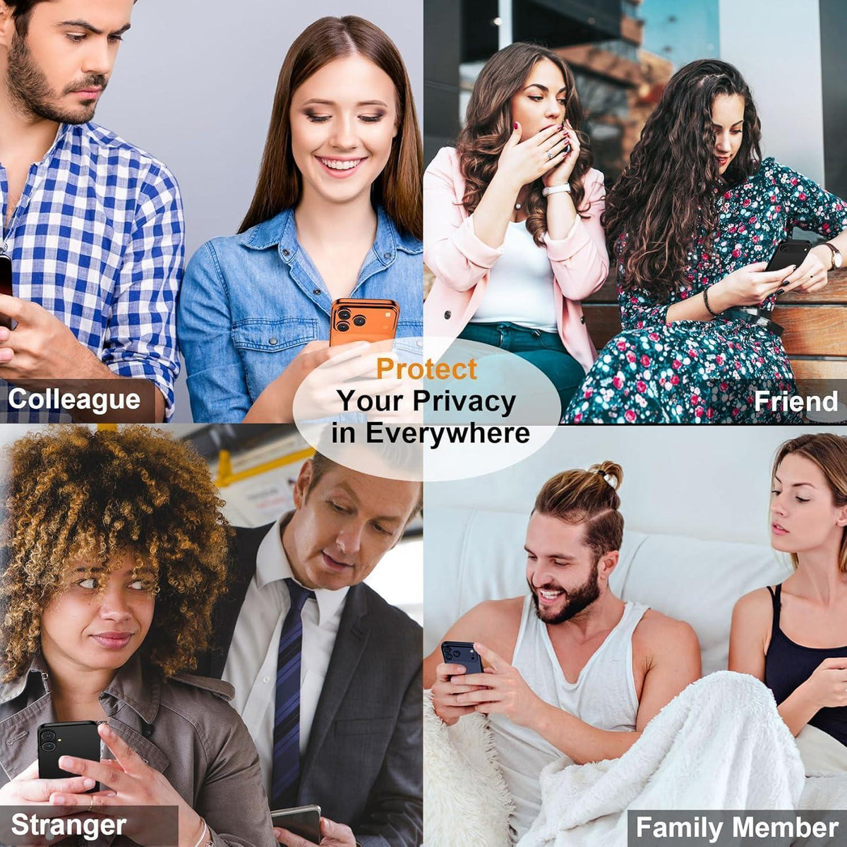 Sichtschutzfolie iPhone 17 Pro Max mit Kameraschutz, 25° Anti-Spy